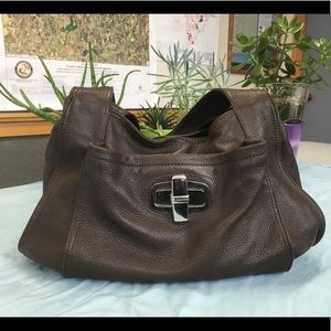 B Markowsky Soft Brown Leather Shoulder Bag